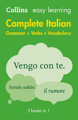 Image for Easy Learning Complete Italian Grammar, Verbs and Vocabulary (3 Books in 1)