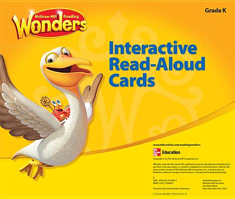 Reading Wonders Interactive Read-Aloud Cards Grade K (ELEMENTARY CORE READING)