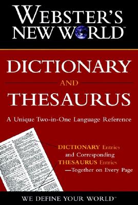 WEBSTER'S NEW WORLD DICTIONARY AND THESAURUS Image for WEBSTER'S NEW WORLD DICTIONARY AND THESAURUS