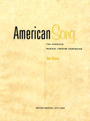 American Song: The Complete Musical Theatre Companion, Vol. 1