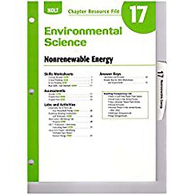 Ch Res File #17 Env Sci 2006 (Holt Environmental Science)