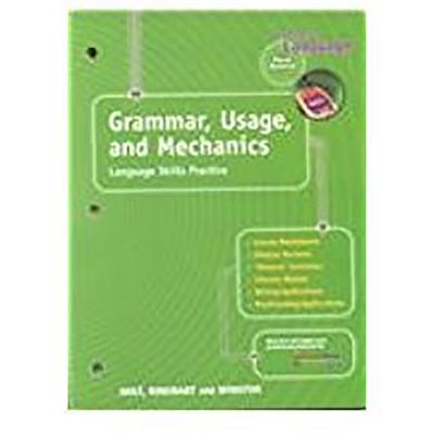 Image for Grammar, Usage, and Mechanics: Elements of Language, 1st Course