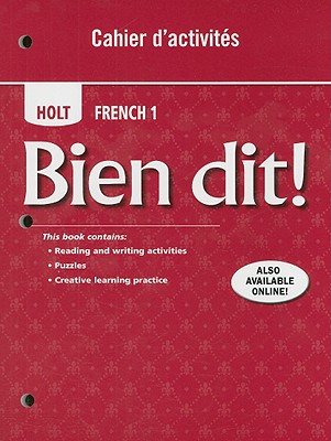 Cahier d'activites Student Edition Level 1A/1B/1