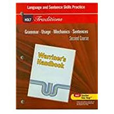 Holt Traditions Warriner's Handbook: Language and Sentence Skills Practice Second Course Grade 8 Second Course Image for Holt Traditions Warriner's Handbook: Language and Sentence Skills Practice Second Course Grade 8 Second Course