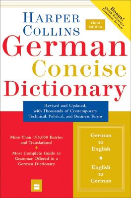 Image for Collins German Concise Dictionary, 3e (HarperCollins Concise Dictionaries) (English and German Edition)