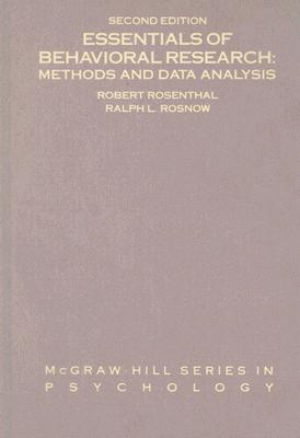 Essentials of Behavioral Research: Methods and Data Analysis