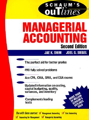 Image for Schaum's Guideline of Managerial Accounting Schaum's Guideline of Managerial Accounting