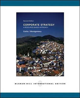 Corporate Strategy: A Resource-Based Approach