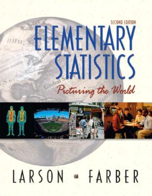 Image for Elementary Statistics: Picturing the World (2nd Edition)