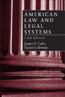 Image for American Law and Legal Systems