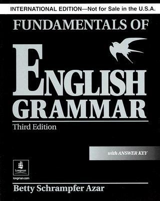 Fundamentals of English Grammar with Answer Key (Black), International Version, Azar Series (3rd Edition)