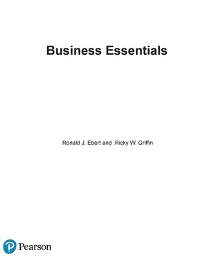 Business Essentials (What's New in Intro to Business)