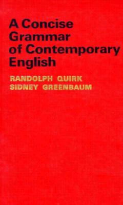 Image for A Concise Grammar of Contemporary English