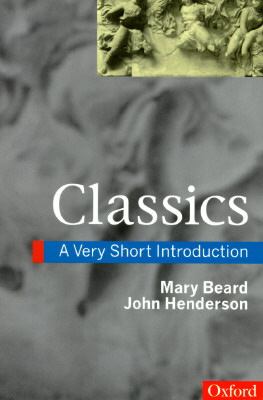 CLASSICS A Very Short Introduction