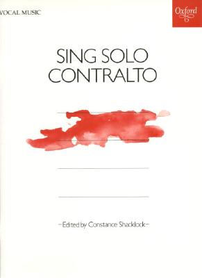 Image for Sing Solos: Contralto Sing Solos: Contralto