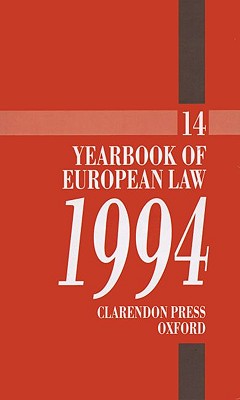 Yearbook of European Law: Volume 14: 1994