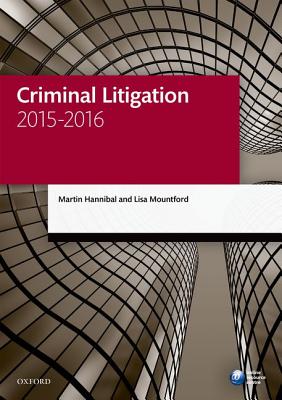 Image for Criminal Litigation 2015-2016 (Blackstone Legal Practice Course Guide)