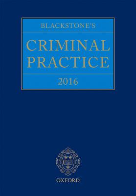 Blackstone's Criminal Practice 2016