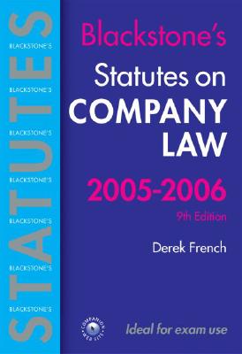 Company Law 2005-2006 (Blackstone's Statute Book Series)