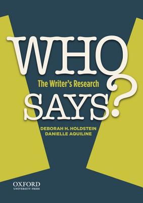 WHO SAYS: The Writer's Research