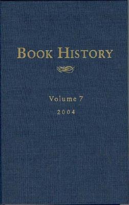 Book History, vol. 7