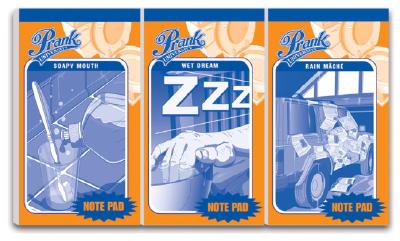 Prank University Mini Note Pads John Austin