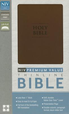 NIV, Value Thinline Bible, Imitation Leather, Brown