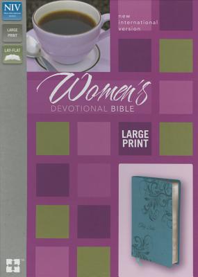 NIV, Women's Devotional Bible, Large Print, Leathersoft, Teal