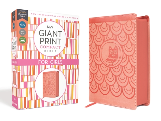 Image for NIrV, Giant Print Compact Bible for Girls, Leathersoft, Peach, Comfort Print