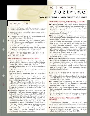 Image for Bible Doctrine Laminated Sheet