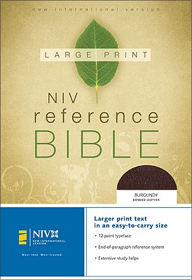 NIV Reference Bible, Personal Size (Burgundy Bonded Leather)
