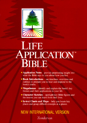 Holy Bible: New International Version Life Application/Navy Bonded