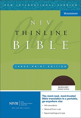 NIV Thinline Bible, Large Print (New International Version)