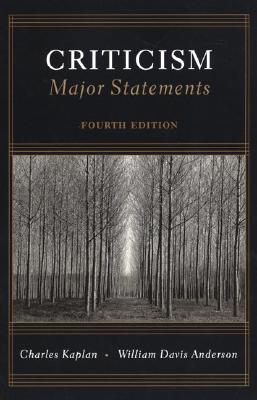Image for Criticism: Major Statements, 4th Edition