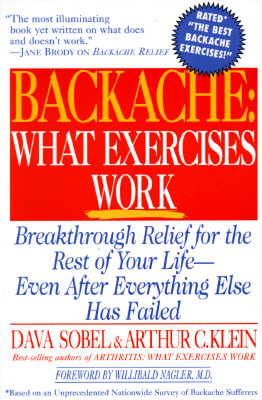 Image for Backache: What Exercises Work