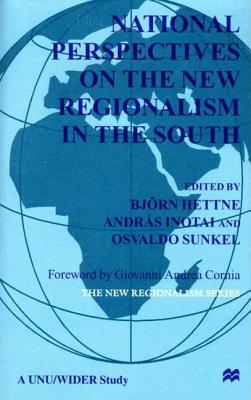 Image for National Perspectives on the New Regionalism in the South (New Regionalism, Vol 3)