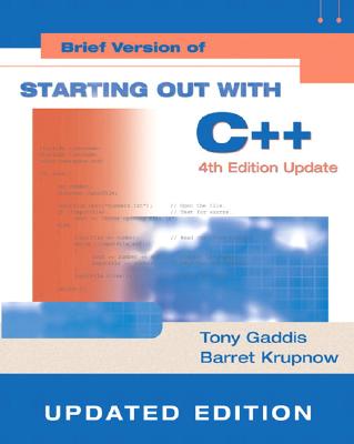 Image for Starting Out with C++: Brief Version Update (4th Edition)