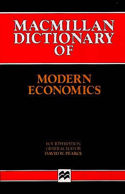 Dictionary Of Modern Economics (Dictionary Series)