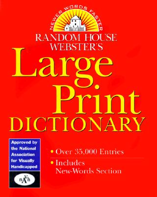 Random House Webster's Large Print Dictionary
