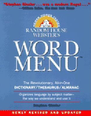 Image for Random House Webster's Word Menu (Random House Newer Words Faster)