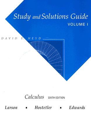 Image for Study and Solutions Guide for Calculus Vol. 1 Study and Solutions Guide for Calculus Vol. 1