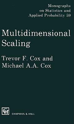 Multidimensional Scaling - Monographs On Statistics And Applied Probability 59