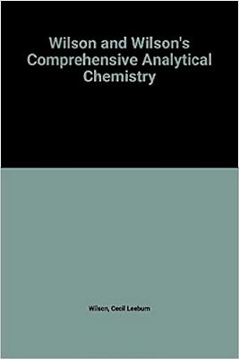 Ion Exchangers in Analytical Chemistry: Their Properties and Use in Inorganic Chemistry (Volume 14) (Comprehensive Analytical Chemistry, Volume 14)