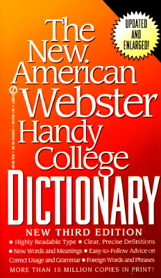 The New American Webster Handy College Dictionary: New Third Edition