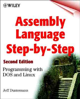Image for Assembly Language Step-by-step: Programming with DOS and Linux (with CD-ROM)