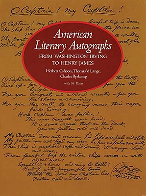 Image for American Literary Autographs, from Washington Irving to Henry James