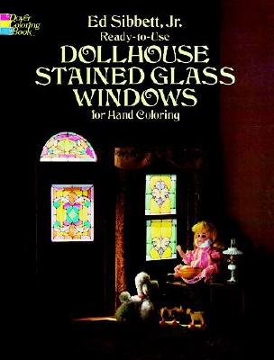 Ready-to-Use Dollhouse Stained Glass Windows for Hand Coloring