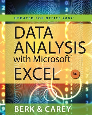 Data Analysis with Microsoft Excel: Updated for Office 2007 (Book Only)