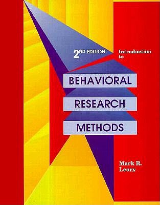Introduction to Behavioral Research Methods