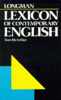 Image for Longman Lexicon of Contemporary English Longman Lexicon of Contemporary English